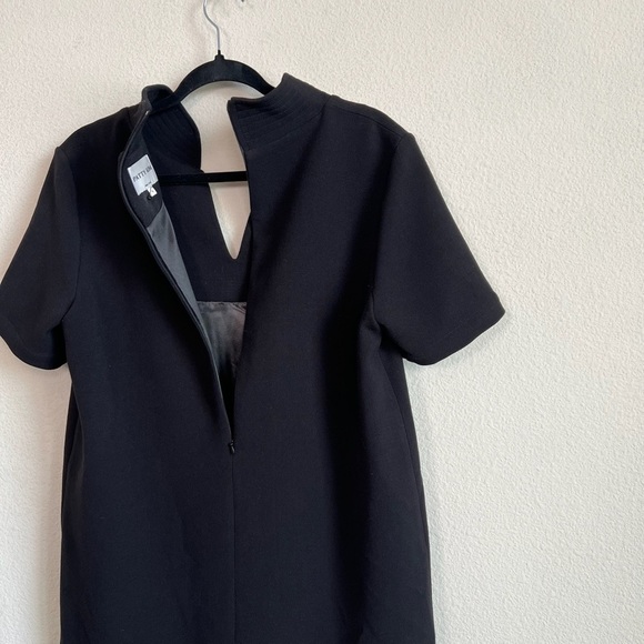 Patty Kim Simone Short Sleeve Shift Dress Black Size Small - Picture 8 of 9